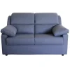 BellaHome Divani|Divano 2 posti "firenze" avio tessuto sfoderabile e antimacchia, 150x95x93 cm