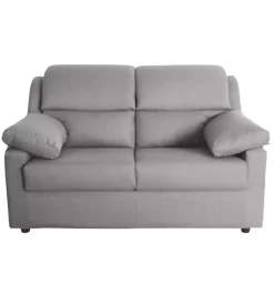 BellaHome Divani|Divano 2 posti "firenze" beige tessuto sfoderabile e antimacchia, 150x95x93 cm