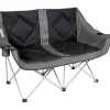 Brunner Campeggio|Divano 2 posti da campeggio "action sofa 3d" in acciaio e poliestere 148x63x44/92 cm