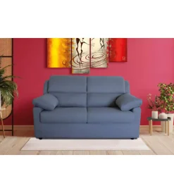 BellaHome Divani|Divano 2 posti maxi "firenze" avio tessuto sfoderabile e antimacchia, 170x95x93 cm