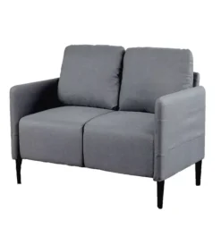 Hot Divano 2 posti "poker" blu jeans, 135x81x90 cm Divani