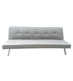 Discount Divano letto 3 posti "clarelle" in tessuto grigio, 178x71x81 cm Divani