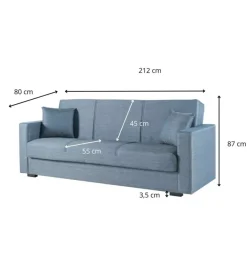 BellaHome Divani|Divano letto 
