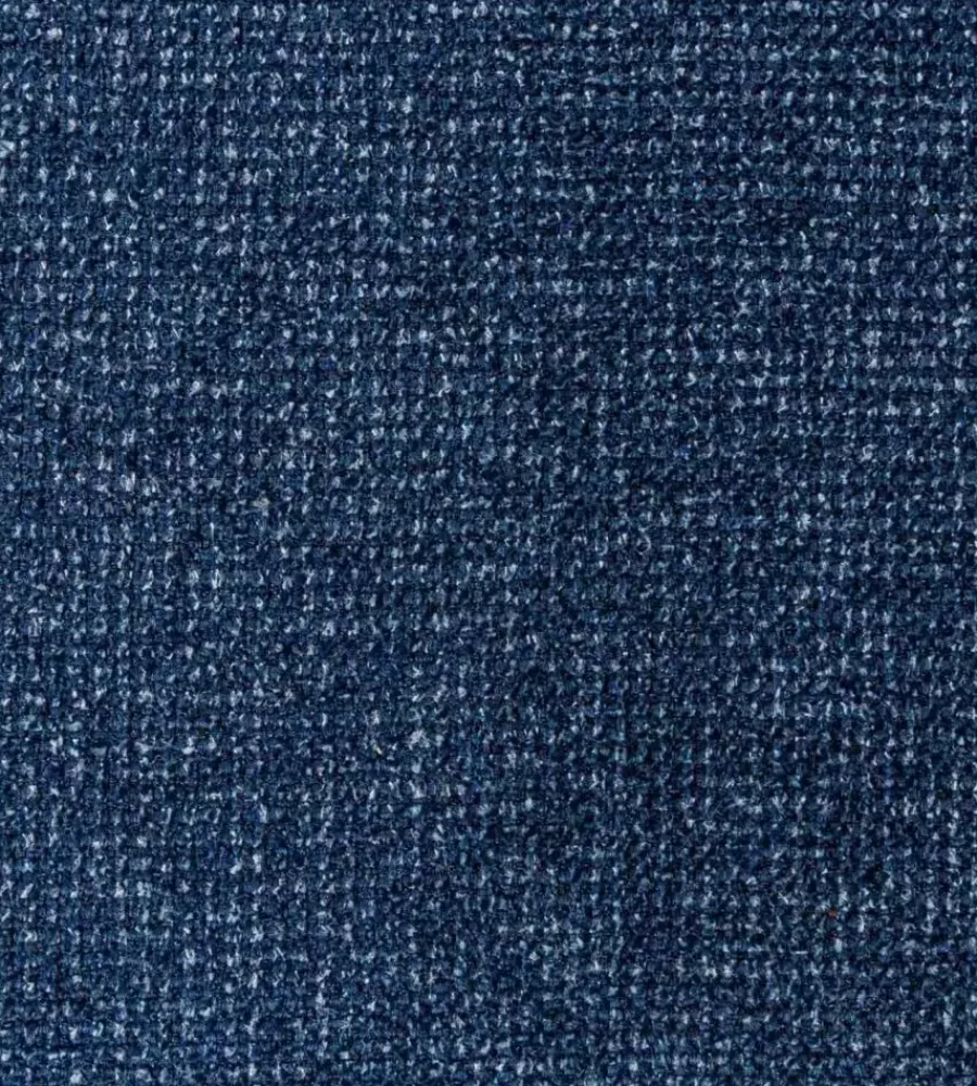 BellaHome Divani|Divano letto "atena" 2 posti in tessuto blu scuro, 158x85x92 cm