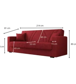 Divani-BellaHome Divano letto 