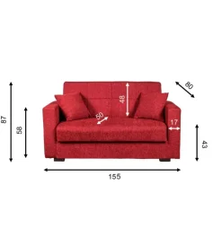 Divani-BellaHome Divano letto 