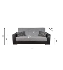 Divani-BellaHome Divano letto 
