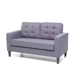 Divani|Divano "river" 2 posti blu jeans, 145x78x95 cm