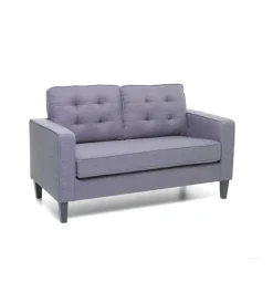 Divani|Divano "river" 2 posti blu jeans, 145x78x95 cm