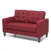 Online Divano "river" 2 posti rosso, 145x78x95 cm Divani