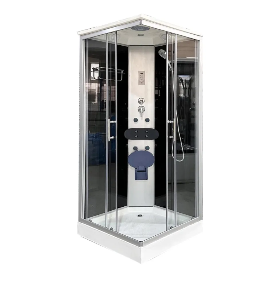 Clearance Doccia idromassaggio "venere" con sedile 90x90x215 cm Docce E Accessori