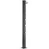 Gre Piscine|Doccia solare per giardino in alluminio con lavapiedi e spruzzatore 32 l - cod. ar1130