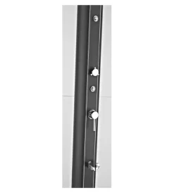 Gre Piscine|Doccia solare per giardino in alluminio con lavapiedi e spruzzatore 32 l - cod. ar1130