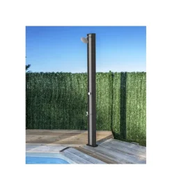Piscine- Doccia solare per giardino gre in pvc con lavapiedi 40 l - cod. ssp40