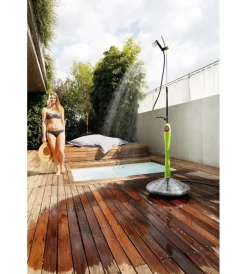 Best Doccia solare sunny style premium con acqua calda da esterno - verde Piscine