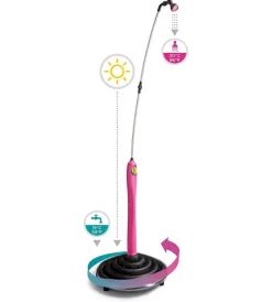 Hot Doccia solare sunny style con acqua calda da esterno - fucsia Piscine