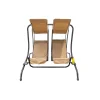 EuroGarden Mobili Da Giardino E Accessori|Dondolo da esterno a 2 posti "swing" in metallo tortora 170x132x170 cm
