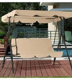 Mobili Da Giardino E Accessori|Dondolo da esterno essenza 