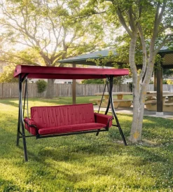Mobili Da Giardino E Accessori-EuroGarden Dondolo da giardino 3 posti 