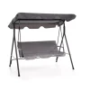 Mobili Da Giardino E Accessori|Dondolo da giardino a tre posti "playa" antracite,  170x118x155 cm