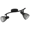 Eglo Illuminazione Per Interno|Doppio faretto "carovigno" nero, 2x40w