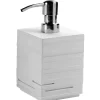 Accessori Bagno|Dosasapone quadrotto bianco