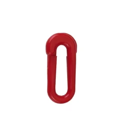 Sistemi Di Fissaggio|Falsa maglia ø 6 mm. in plastica rossa 4 pz.