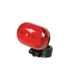 Bici-Lampa Fanale rosso posteriore 3 leds bici  92042
