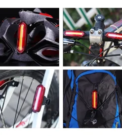 Sparco Bici|Fanalino posteriore per bicicletta , 7,2x2,1x2,2 cm