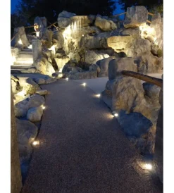Illuminazione Per Esterno|Faretto ad incasso calpestabile "impact" luce fredda, 45x45 mm