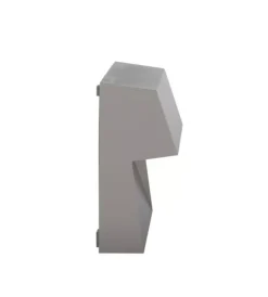 Illuminazione Per Esterno|Faretto led segnapasso a plafone da esterno quadrato vtac grigio 4000k