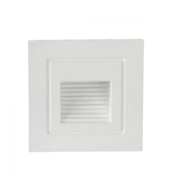 Faretto led segnapasso ad incasso da esterno quadrato vtac bianco 3000k Illuminazione Per Esterno