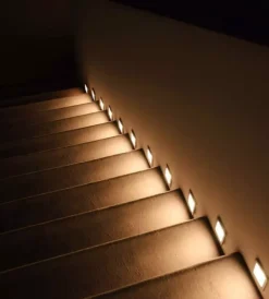Faretto led segnapasso ad incasso da esterno quadrato vtac bianco 3000k Illuminazione Per Esterno