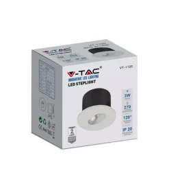 Outlet Faretto led segnapasso ad incasso da esterno rotondo vtac bianco 3000k Illuminazione Per Esterno