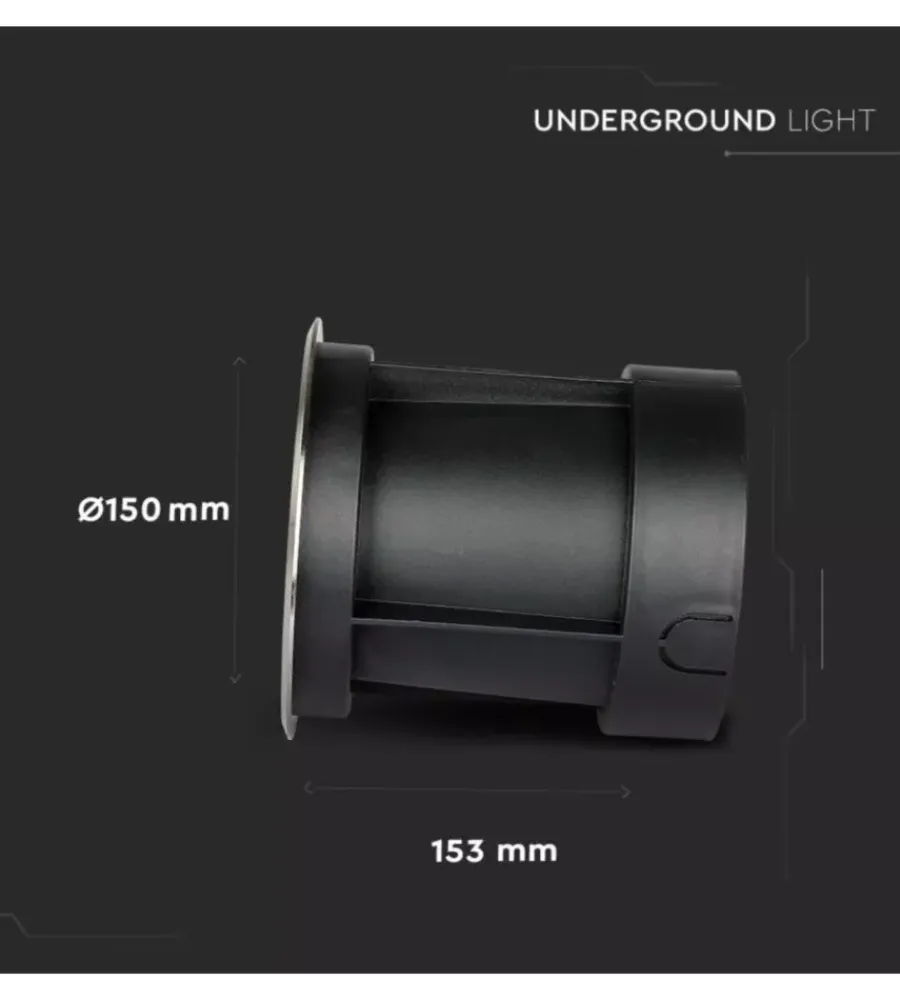 Best Faretto led segnapasso ad incasso fascio di luce 40° 4000k, 12w Illuminazione Per Esterno