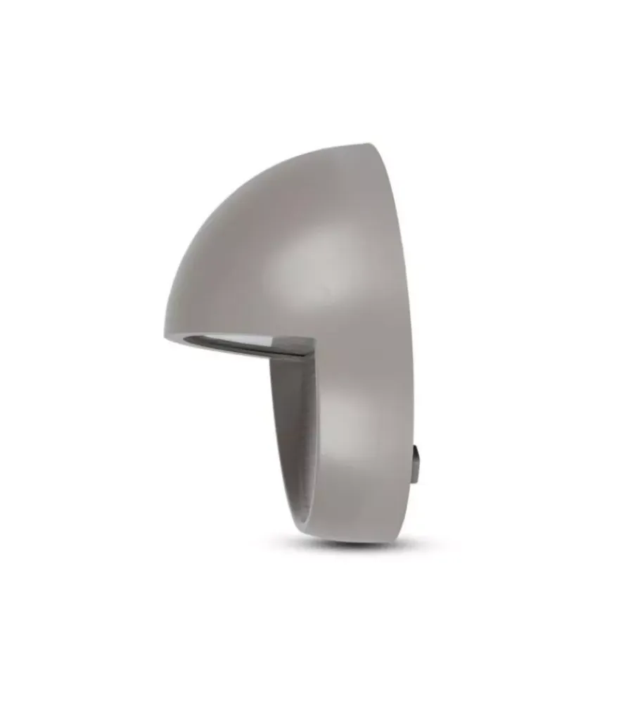 Best Faretto led segnapasso rotondo da 3w a plafone da esterno vtac grigio 4000k Illuminazione Per Esterno