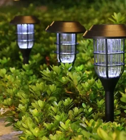Illuminazione Per Esterno-EuroGarden Faretto led solare da esterno 8000k