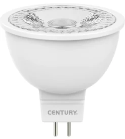 Lampadine-Century Faretto spot led lexar 8w gu5.3 3000k 60° 12v 470 lm bianco