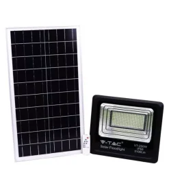 Best Faro led con pannello solare e telecomando 6000k, 40w Illuminazione Per Esterno