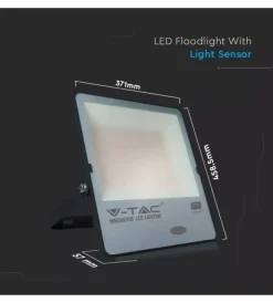 New Faro led con sensore 6500k 200w, 20000lm Illuminazione Per Esterno