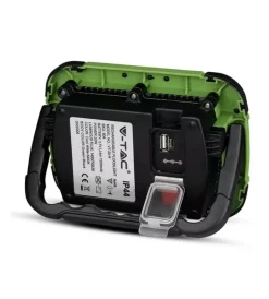 Illuminazione Per Esterno|Faro led ricaricabile vtac con sos flash verde 6400k 20w