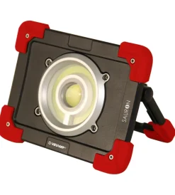 Illuminazione Per Esterno-Velamp Faro proiettore ricaricabile led con powerbank, 20w