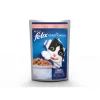 Alimenti Umido Gatto-Purina Felix le ghiottonerie, alimento umido per gatto con salmone in gelatina.
