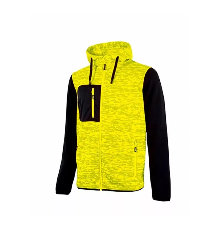 Maglie E Felpe|Maglie E Felpe-U-Power Felpa da lavoro rainbow yellow - taglia xl