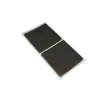 Accessori- Feltrini adesivi quadrati - 40 x 40 mm. - marrone - 2 pz.
