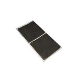 Accessori- Feltrini adesivi quadrati - 40 x 40 mm. - marrone - 2 pz.
