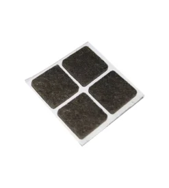 New Feltrini adesivi quadrati - 35 x 35 mm. - marrone - 4 pz. Accessori