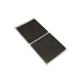 Accessori|Feltrini adesivi quadrati - 50 x 50 mm. - marrone - 2 pz.