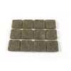 Accessori|Feltrini adesivi quadrati - 20x20 mm. - marrone - 12 pz.