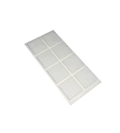 Accessori|Feltrini adesivi quadrati 25 x 25 mm. - bianco - 8 pz.